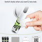 RockMax for AirPods Pro 3 Skin, Glow-in-The-Dark Death Smile Sticker for AirPods 4th Gen, Works with AirPod Case, Easy to Identify, Fits AirPods 1/2/3/4 and AirPods Pro 1/2/3(Universal Fit)