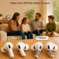 RockMax for AirPods 4 Skin，Universal Decal Sticker for AirPods Pro/Pro 2/Pro 3, Gen 1/2/3/4, Compatible with Clear AirPod Case, Durable Tattoo Wrap, Easy to Identify