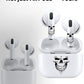 ROCKMAX for AirPods Sticker Skin Set, Earbud + Charging Case Wrap Decals, Applicator Included + Spare, Fits AirPods 1/2/3/4 & Pro/Pro 2/Pro 3 – Dripping Skull