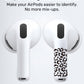 RockMax for AirPods 4 Skin，Universal Decal Sticker for AirPods Pro/Pro 2/Pro 3, Gen 1/2/3/4, Compatible with Clear AirPod Case, Durable Tattoo Wrap, Easy to Identify