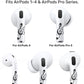 RockMax for AirPod Stickers, No More Mix-Ups, Universal Fit for AirPods Pro 3/2/1 and Gen 1/2/3/4, Number 1 Skin Cover, Custom Gift for Women and Teens