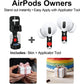 RockMax for AirPod Skin, Quickly Recognizable, Universal Fit for AirPods Pro 3/2/1 and Gen 1/2/3/4, Black Bear Sticker Cover, for Women and Teens