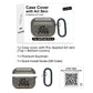 RockMax for AirPods Pro 3 Case Cover with Art Skin, Cute TPU AirPods Case with Keychain Hook, Semi-Transparent Decorative Case for Women, Cute Cat, Clear Black