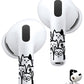 ROCKMAX for AirPods Pro 2 Skin Accessories, Black Cats Sticker Wrap, Easy to Identify Your Earbuds, for Boys and Girls, Compatible with AirPods 1/2/3/4 & Pro 1/2/3, Case-Friendly