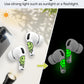 RockMax for AirPods Pro 3 Skin, Glow-in-The-Dark Death Smile Sticker for AirPods 4th Gen, Works with AirPod Case, Easy to Identify, Fits AirPods 1/2/3/4 and AirPods Pro 1/2/3(Universal Fit)