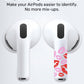 RockMax for AirPods 4/Pro/Pro 2/Pro 3 Skin, Universal Decal Sticker for Air Pods Custom, Compatible with AirPods Case Pink, Durable Tattoo Wrap, Easy to Identify