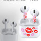 ROCKMAX Pink Lips Sticker for AirPods Pro 2nd Generation, Fashion Decal Skin Accessories for Earbuds and Charging Case, Universal Fit for AirPods 1/2/3/4 & AirPod Pro/Pro 2/Pro 3, Gift for Women&Girls