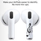 RockMax for AirPod Stickers, No More Mix-Ups, Universal Fit for AirPods Pro 3/2/1 and Gen 1/2/3/4, Number 1 Skin Cover, Custom Gift for Women and Teens