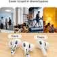 RockMax for AirPod Stickers, No More Mix-Ups, Universal Fit for AirPods Pro 3/2/1 and Gen 1/2/3/4, Number 1 Skin Cover, Custom Gift for Women and Teens