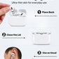 RockMax for AirPods 4 Skin, Black Skull Decal Sticker for Air Pods 4th Gen, Durable Tattoo Wrap, Case Friendly, Easy to Identify, Compatible with AirPods 1/2/3/4 and AirPods Pro 1/2/3(Universal Fit)