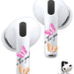 RockMax for AirPod Pro Skin, Universal Butterfly Sticker Wrap for AirPods 1/2/3/4 & Pro 1/2/3, Pink Tattoos, Easy to Identify, Case Friendly, Custom Gift for Women and Girls