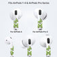 RockMax for AirPods 4 Glow Skin, Butterfly Sticker Wrap, Easy to Find with Distinct Decal, Case-Friendly, 3-Step Install, Compatible with AirPods Pro 1/2/3 and AirPod 1/2/3/4 (Universal Fit)