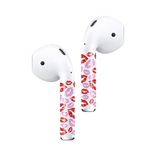 ROCKMAX Pink Earbud Skin Accessories for AirPods Gen 1/2, Ideal Decal Gift for Women and Girls, Stylish Earphone Cover Wraps with Easy Installation Tools