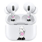 ROCKMAX Pink Bubble Sticker Accessories for AirPods Pro 2, Adorable Decals Skin for Earbuds and Charging Case, Earbuds Case Cover Wrap for Women and Girls Gift, with Cleaning Kits