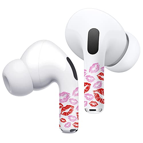 ROCKMAX AirPods Pro Skin Wrap, Customized AirPods Pro 2 Skin and Accessories for Women, Red Lip AirPods Sticker for Your Air Pods Decoration, with Installation Tool (HC 153)