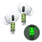 ROCKMAX for AirPods Pro Skin, Custom Accessories for AirPods Pro 2nd Generation as Boys and Girls Gift, Smiley Face Sticker Wraps for Earbuds Pro 2 Case Cover, Glowing Decor with Cleaning Kits